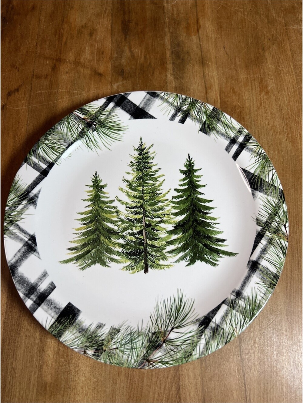robert stanley christmas tree salad plate, New